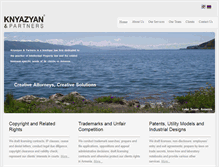 Tablet Screenshot of knyazyanlaw.com